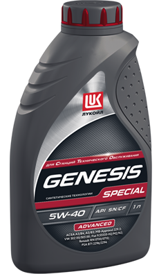 LUKOIL GENESIS SPECIAL ADVANCED 5W-40 1 л